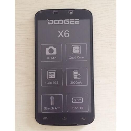 5.5" LCD with Frame For Doogee X6 / X6 Pro LCD Display with Touch Screen Digitizer Sensor Panel Assembly Replacement Phone Parts