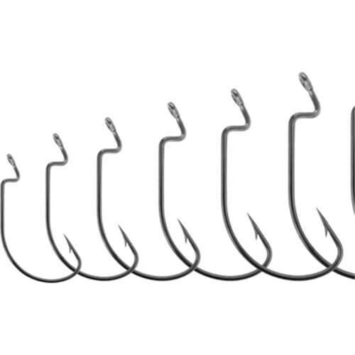 10pcs/Fishing gear Winter fishing High steel carbon barb hook large crank3cm-5.3cm Artificial Wide belly crank bass barb hook