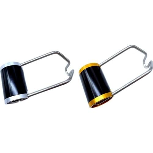 2 Pcs Superlight Front Light Bracket Bike Light Holder,Black Silver & Black Gold