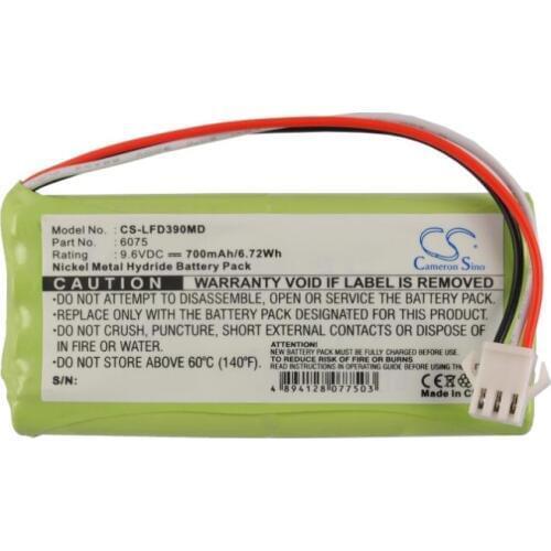Cameron Sino 700mAh battery for TOITU FD390 Doppler 6075 Medical Battery