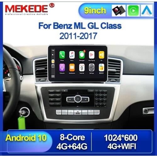 Carplay DSP IPS For Mercedes Benz ML-Class W166 2012-2015 GL X166 8Core 4+64G Android 10.0 Car Multimedia Player GPS Navigation