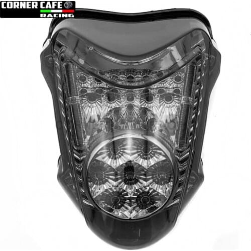 For SUZUKI HAYABUSA GSXR1300 08-20 Integrated Tail Light Turn Signal Indicator Brake Running DRL Smoke LED 2018 2017 2016 2015