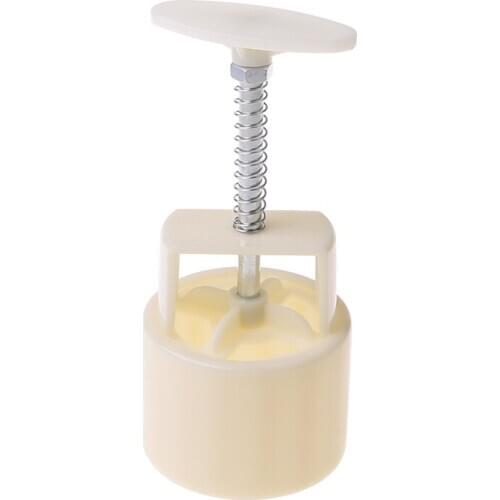 100g Mooncake Mold 4 Flowers Stamps Round Barrel Hand Press Moon Cake Pastry Mould DIY Mid-autumn Festival Baking Tool Bakware