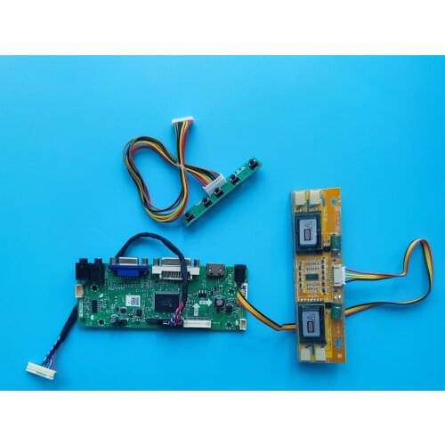 Kit for LTM170EU-V01/L35/L25 Driver Monitor Screen 1280X1024 DVI VGA Controller board LVDS 4 lamps 30pin DIY M.NT68676 17"