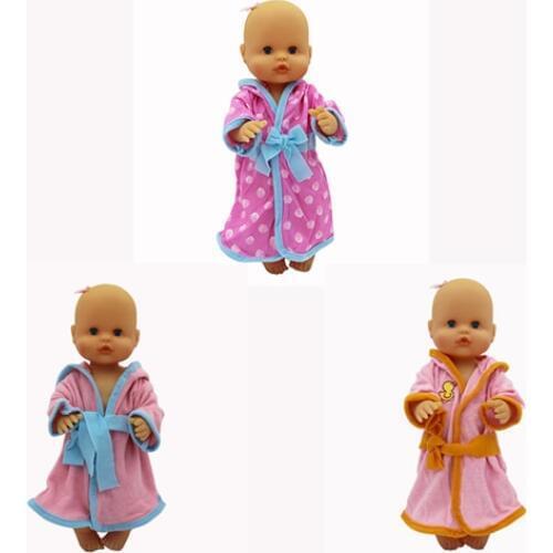 Bathrobe Set Clothes Fit 35 cm Nenuco Doll Nenuco y su Hermanita Doll Accessories