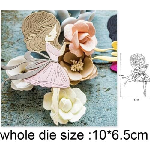 Little Girl Metal Cutting Dies Embossing Die Cuts Decoration Scrapbooking dies Paper Craft Knife Mould Blade Punch Stencils dies