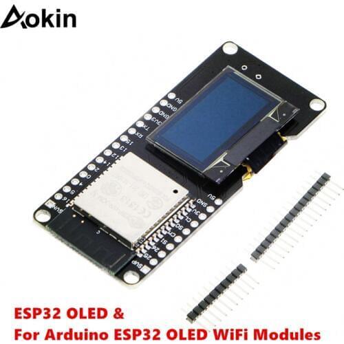 ESP32 OLED for Wemos WiFi Module Bluetooth Dual ESP-32 ESP-32S ESP8266 OLED For Arduino