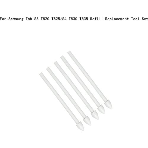 Suitable For Samsung Tab S3 T820 T825/S4 T830 T835 Refill Replacement Tool Set Replacement Nib For S Pen Durable(Black White)