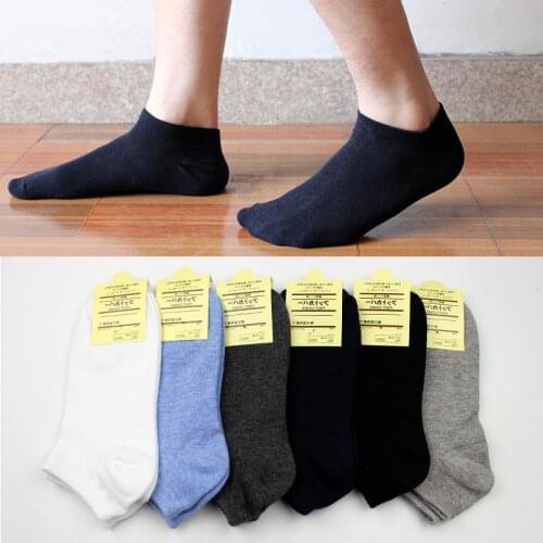 5 Pairs Cotton Men Socks Casual Business Soft Breathable Stripe Socks Solid Color Low Cut Ankle Sokken Fashion Socks Men носки