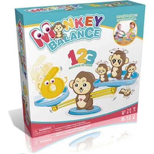 Monkey Balance Educational Math Game for Kids to Learn Counting Numbers and Basic Math, 65 Piece STEM Learning Toy