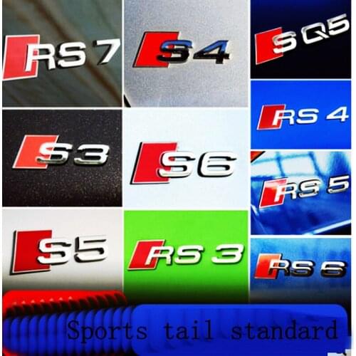 Apply to aodi End the A3 / A4L/A6L/A5 Modified the S3 / S4 / S6 / S5 / S8 / RS3 Q7Q3 / SQ5 metal sticker A price