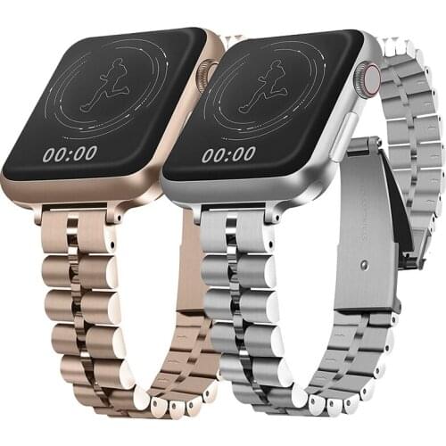 Metal waistline Wristband For Apple Watch Series 5/4/3 Bracelet Strap For iwatch 42mm 38mm 40mm 44mm Women Men Watch band