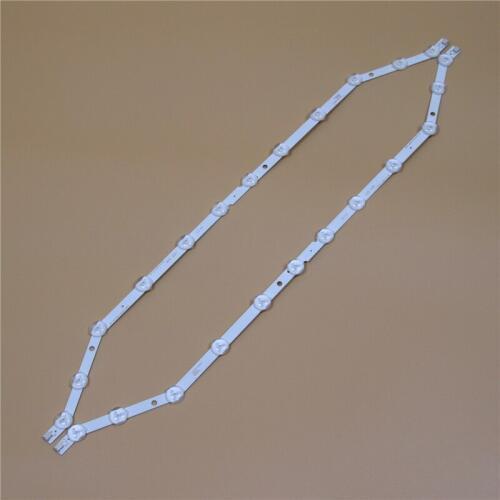 32inch TV LED Light Bars For Samsung UE32H5303AKXUZ UE32H5303AKXXU UE32H5303AKXZT Backlight Strips Kit 12 LED Lamps Lens 2 Bands