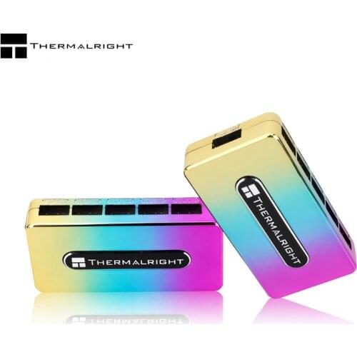 Thermalright Computer ARGB Fan 5V 3PIN Spliter 1 To 10 HUB,Mainboard Control Supply ,Adhesive HUB Controller REV.A