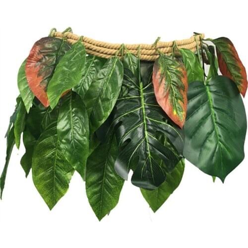 Unisex Adult Kids Moana Maui leaf Skirt Hula Skirts Cosplay Costume Accessory