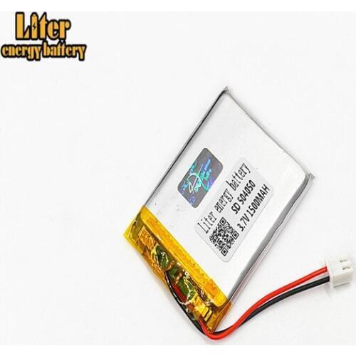 XHR-2P 2.54 1500mAh 3.7V 484251 polymer battery 504050 story machine driving recorder
