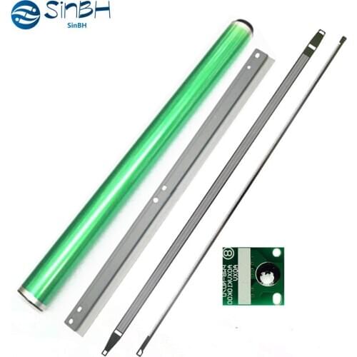 1Set X DR311 Repair Parts Drum Chip+Cleaning Blade+Charge Saw+Charge Grid+Bizhub C360 OPC Drum For Konica Minolta C220 C280 C360