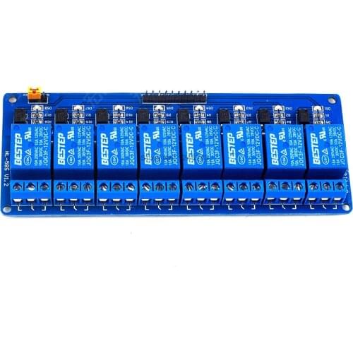 5PCS 8 Channel Relay Module 5V Active Low Board for Arduino PIC AVR MCU DSP NEW