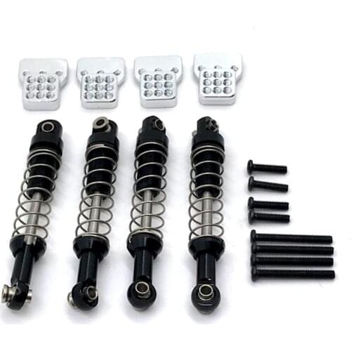 Aluminum Alloy Shock Absorber With Extender Hard Kits for WPL C14 C24 C34 C44 for MN D90 D91 MN45 MN96 MN99 MN99S RC