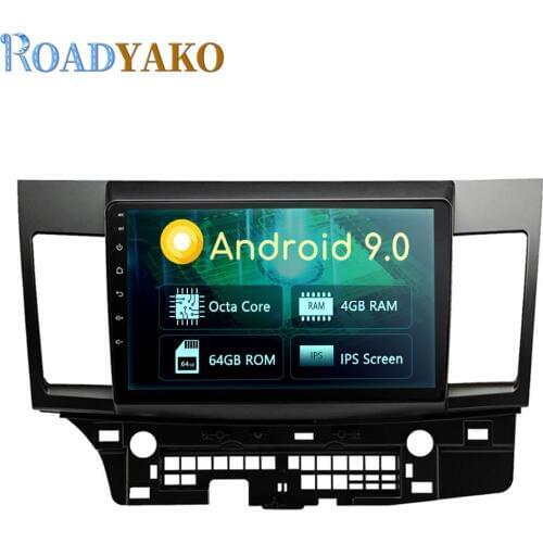 10.1'' Android Car Frame GPS Navigation Video player For Mitsubishi Lancer 2007-2017 Stereo AutoCar Radio Multimedia system 2Din