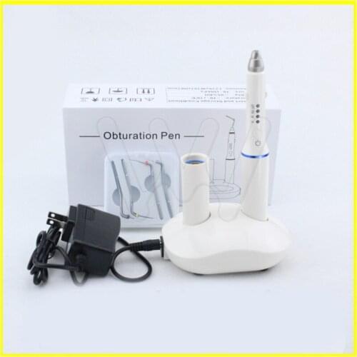 Dental Tooth Charging Hot Melt Filling System Cordless Teether Percha Obturation System Endo Heated Pen with 4 tips
