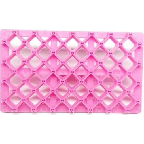 Diamond Shape Sugarpaste Gum Icing Baking Fondant Cake Raft Equipment Tool Embosser Cutter Icing Embosser Mould