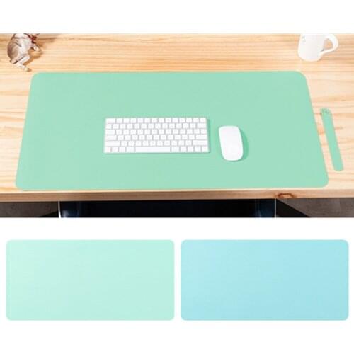 Double Sided Multicolor Large Size Mouse Pad Extra Big Desk Pad Waterproof PVC Leather Desk Table Protector Gaming Mouse Mat