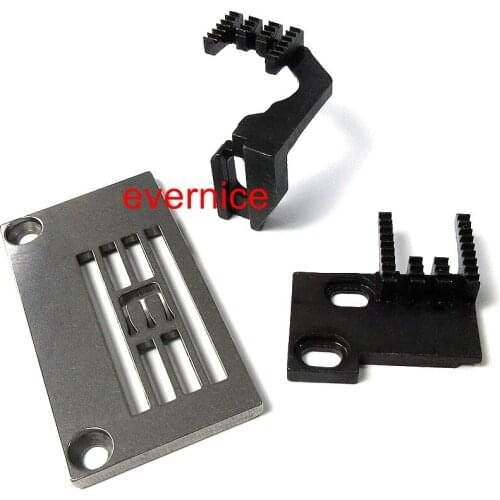 Throat Plate + Feed Dog Set For Union Special 52800BN-364 Coverstitch Sewing