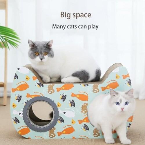 Scratching Cat Scratcher Cardboard Carton Nest Large House Cat Litter Pet Supplies Do Not Drop Litter Claws Grinding Artifact