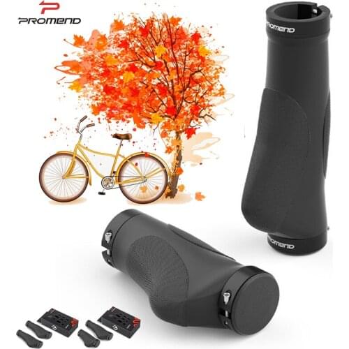 Bicycle Grip Cover Electric Bicycle Folding Bike Rubber Meat Ball Grip with Locking Ergonomic Grip Riding Equipment Accessories