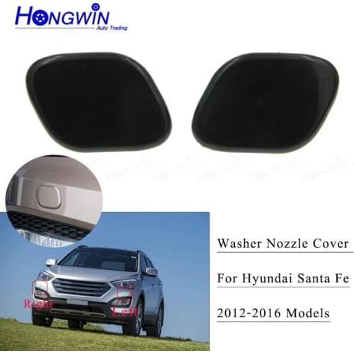Front Headlamp Headlight Washer Nozzle Cover Cap For Hyundai For SantaFe / IX45 2013 2014 2015 2016 OEM:98681-A1000&98682-A1000