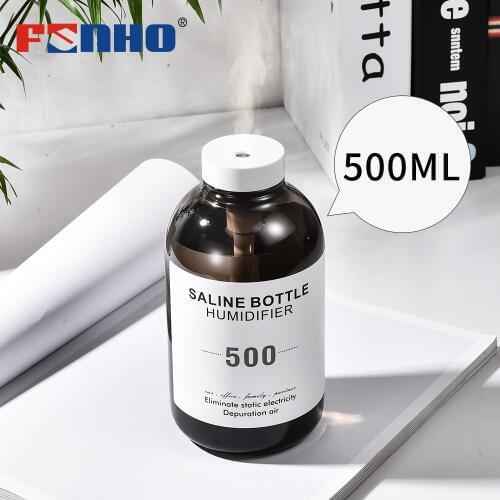 FUNHO 500ml USB Mini Car Air Humidifier Electric Aroma Diffuser Essential Oil Aromatherapy Cool Mist Maker for Home Office