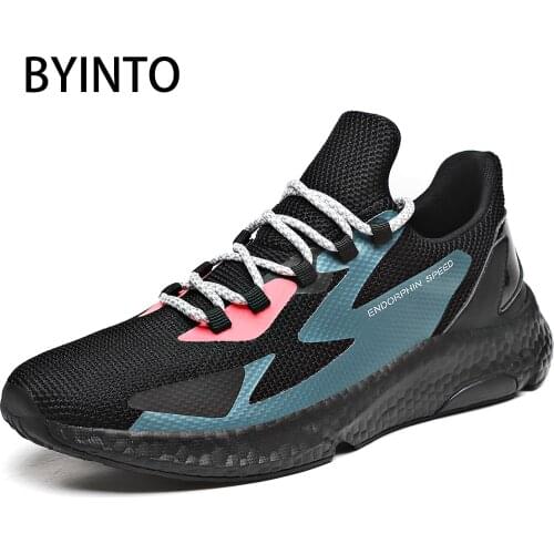 2021 New Arrival Autumn Men Tennis Shoes Breathable Mesh Bounce Chunky Sneakers Sport Male Trainers Tenis Masculino Basket Homme