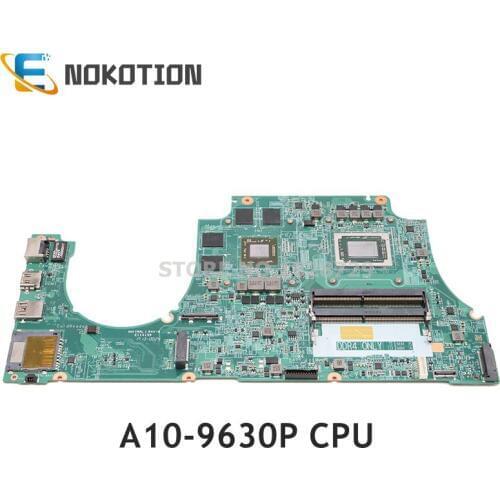 NOKOTION For Dell Inspiron 5576 Laptop motherboard Radeon RX 560 GPU A10-9630P CPU DDR4 DAAM9CMBAD0 CN-0H45TD 0H45TD H45TD