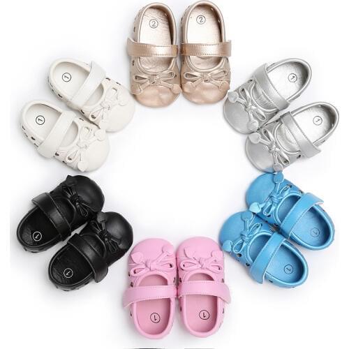 New spring and autumn female baby 0-1 princess shoes soft bottom shoes baby toddler shoes
