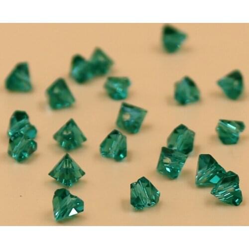 Wholesale 6mm 100pcs Triangle Austria Crystal Beads For Jewelry Making DIY Handmade Bracelet