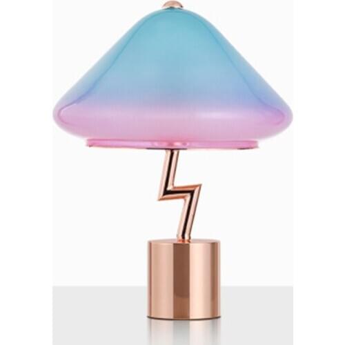 Simple modern hardware living room table lamp bedside led bedroom designer model room study desk lamp