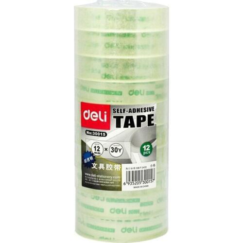 Deli Single-side Tape Office Adhesive Tape Papeleria Scrapbooking Material Escolar Scrapbook School Tools