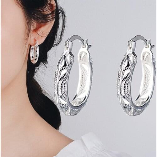 Real S925 Sterling Silver Garnet Earrings Women Mujer Oreja Peridot Wedding Gemstone Orecchini Silver 925 Jewelry Drop Earrings
