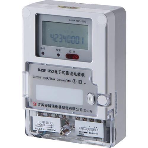 Acrel DJSF1352 Direct Current energy meter LCD display voltage current power energy infrared communications single phase
