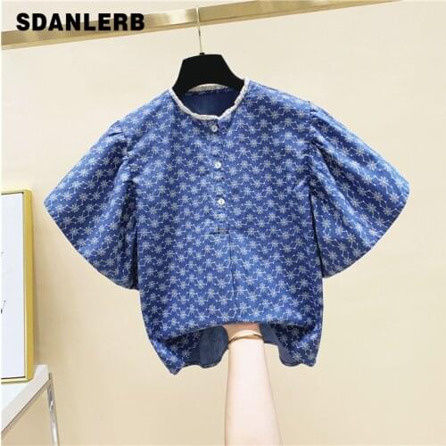 Женские рубашки с принтом SDANLERB China At AliExpress