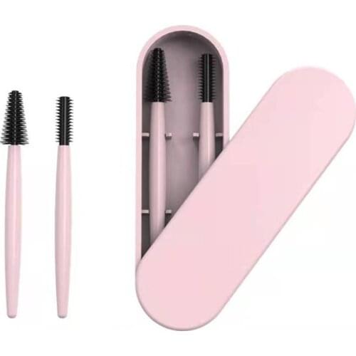 Silicone Mascara Brush Makeup Brushes Repeatable Eyebrow Comb Eyelash Curler Extension Tools Women Cosmetic Beauty Accessories