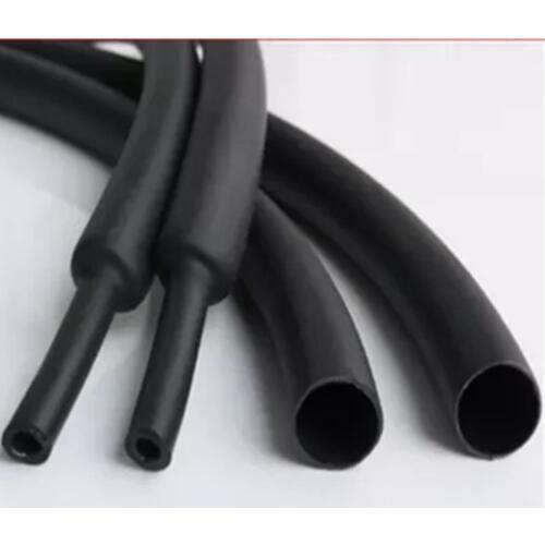Diameter 3mm 4mm Heat Shrinkable Tube Shrink Tubing Wire Black Battery welding charging discharge Wire insulated packagin 5m/lot