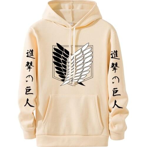 2021 Harajuku Anime Attack On Titan Hoodie For Men Women Long Sleeve Anime Manga Attack On Titan Eye Hoodie Pullover Top