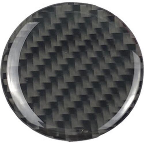 Carbon Fiber A Key Start Circle Decoration Cover Trim 2pcs For Subaru BRZ TOYOTA 86 2013-17 Ignition Ring Car Styling