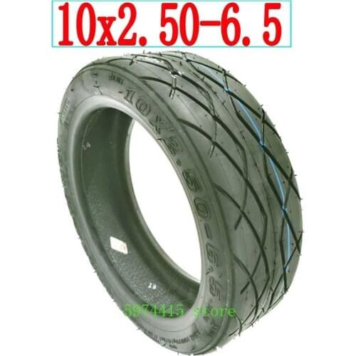 High-quality 10X2.50-6.5 thickening tubeless tyre for Electric scooter Balancing Hoverboard 10*2.50-6.5 Vacuum wheel tire