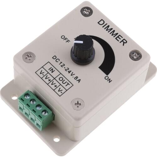 1Pc Boat Marine Led Light Manual Dimmer Switch Box Dimming Remote Controller