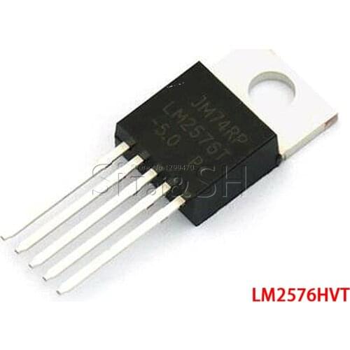 10pcs LM2576HVT-ADJ TO220-5 LM2576 LM2576HV-ADJ LM2576-ADJ TO220 new Regulators