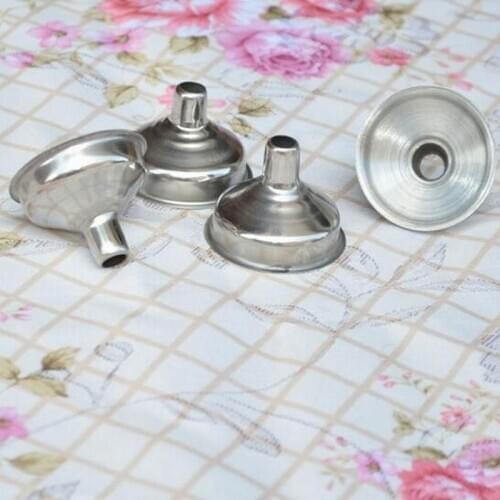 1000PCS/LOT Funnel stainless steel hip flask funnel stainless steel funnel mini funnel 36.5*9*24mm