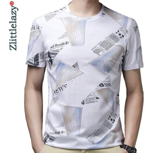 2021 New Casual Short Sleeve T Shirt Men Tshirt Summer Mens Clothing Geometry T-shirt Streetwear Fashion Tee Shirts Tshirts 415